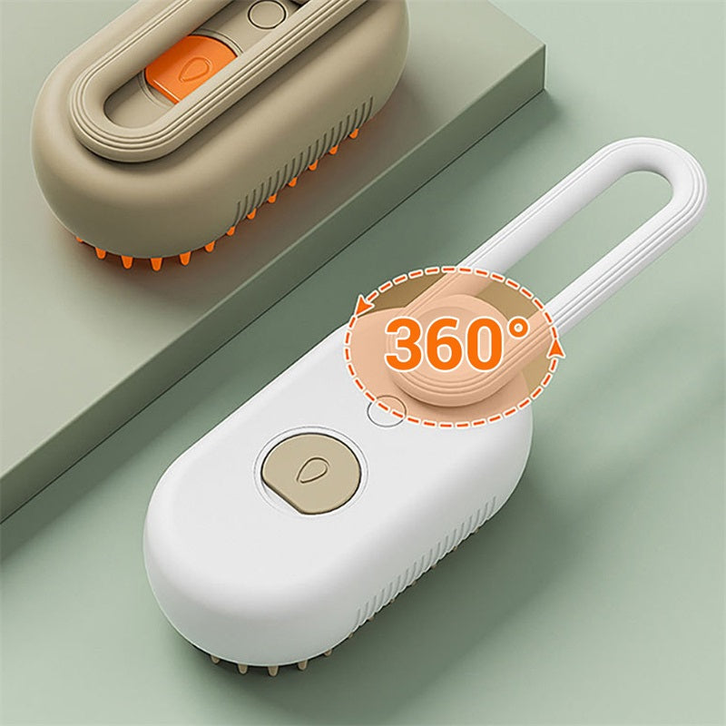 Lisslune | Cat Steam Brush For Pet Grooming