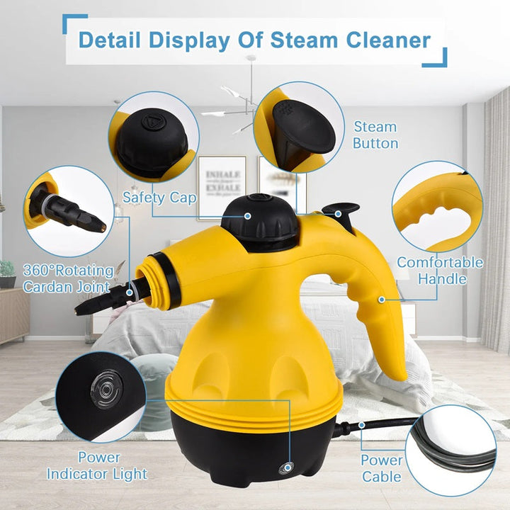 Lisslune | PowerSteam Handheld Steam Cleaning Machine