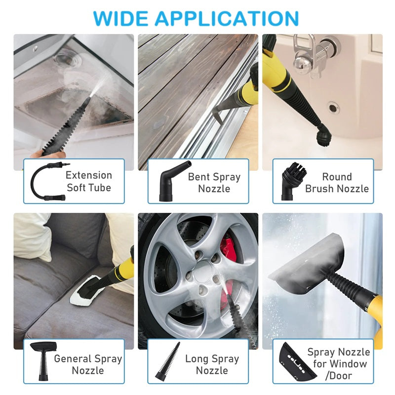 Lisslune | PowerSteam Handheld Steam Cleaning Machine