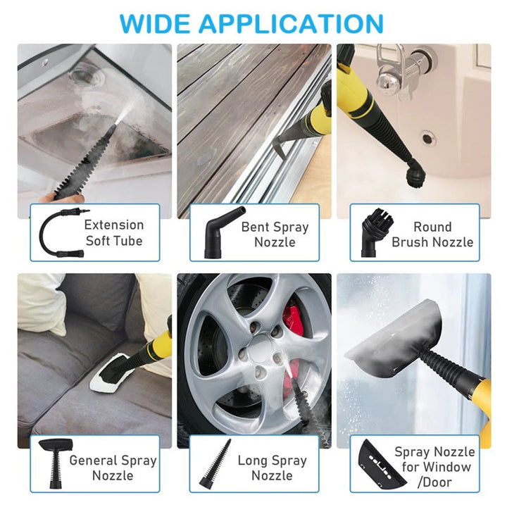 Lisslune | PowerSteam Handheld Steam Cleaning Machine