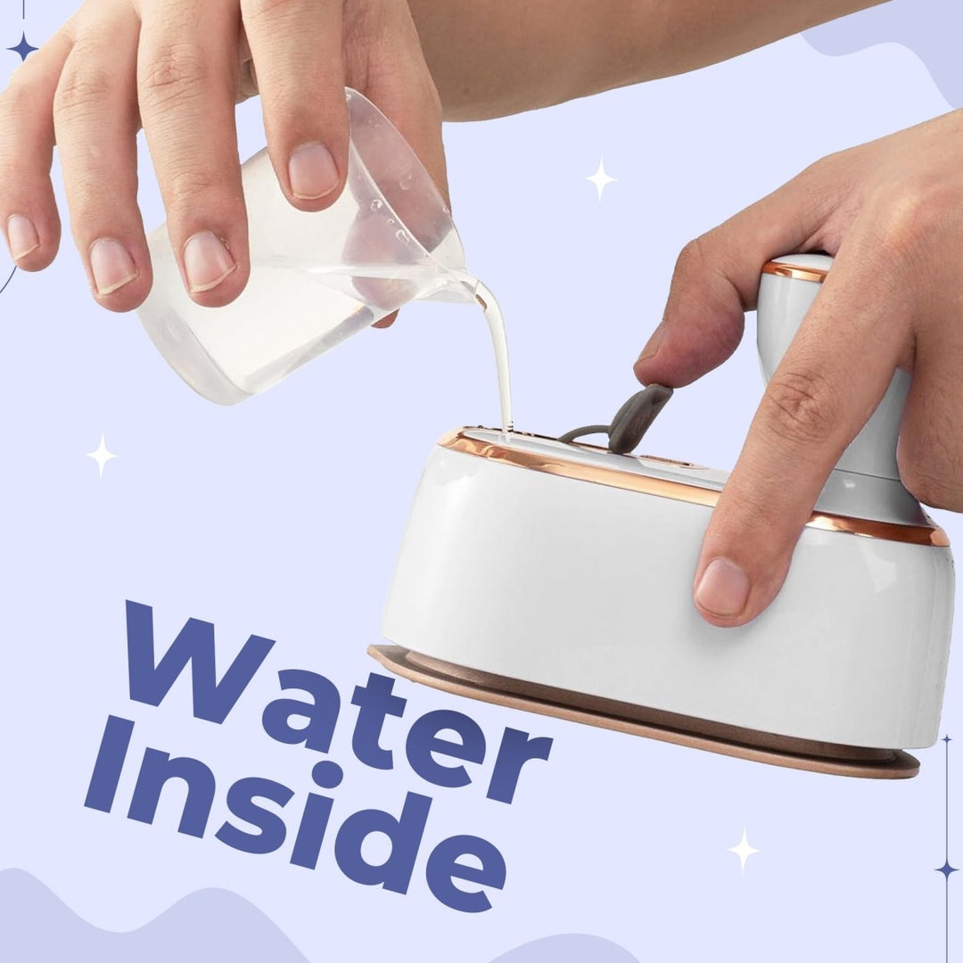 Lisslune | SteamEase Go – Compact Travel Garment Steamer for Quick Wrinkle Removal