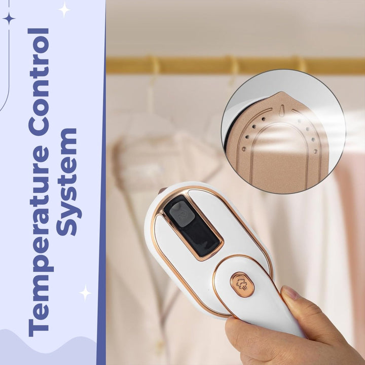 Lisslune | SteamEase Go – Compact Travel Garment Steamer for Quick Wrinkle Removal
