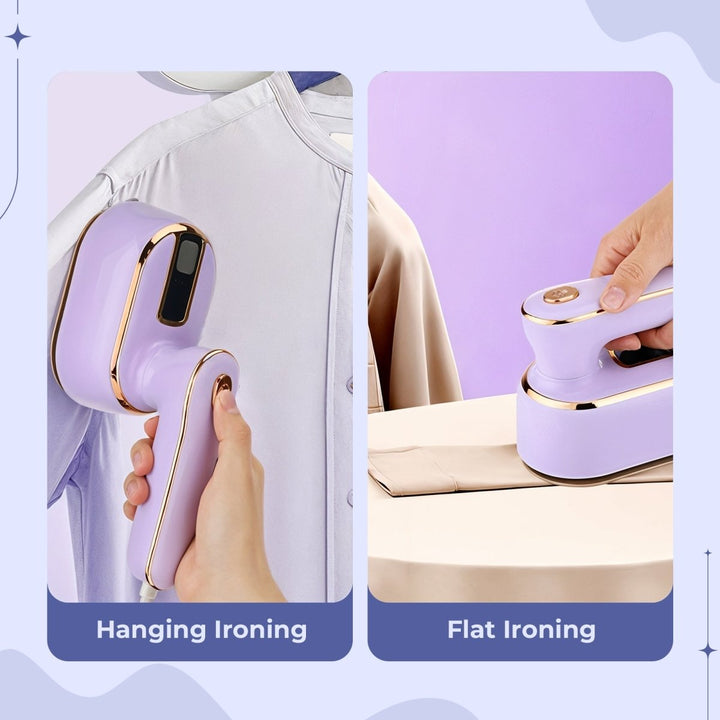Lisslune | SteamEase Go – Compact Travel Garment Steamer for Quick Wrinkle Removal