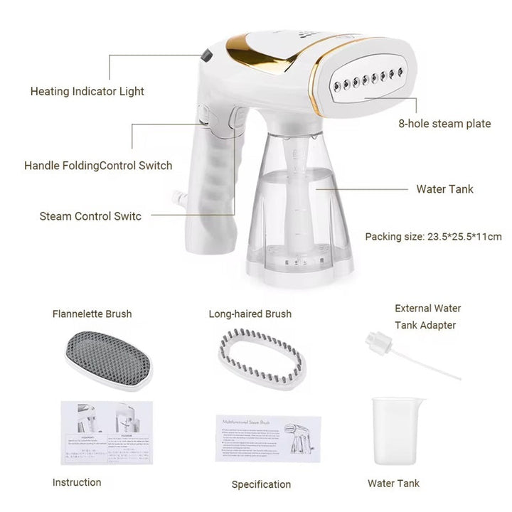 Lisslune | Portable Clothes Steamer with Quick Heat-Up