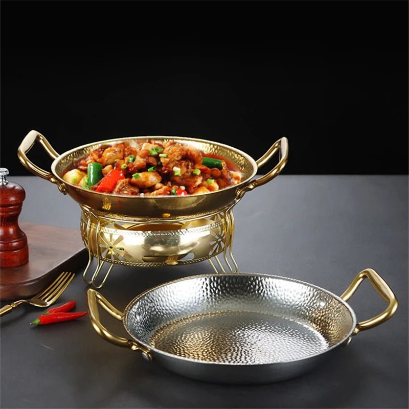 Lisslune | CHEFSTEEL – Hammered Stainless Steel Pot for Sauces, Pans & Versatile Cooking