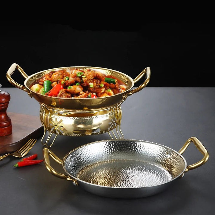 Lisslune | CHEFSTEEL – Hammered Stainless Steel Pot for Sauces, Pans & Versatile Cooking