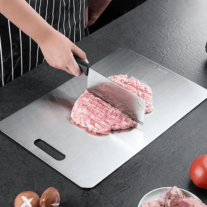 Lisslune | STEELCUT – Premium Stainless Steel Cutting Board for Hygienic & Durable Use