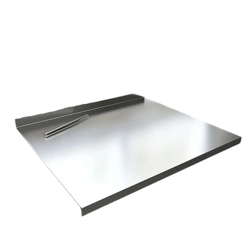 Lisslune | STEELCUT PRO – Stainless Steel Cutting Board with Anti-Slip Base & Integrated Lip