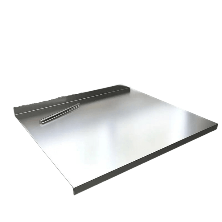 Lisslune | STEELCUT PRO – Stainless Steel Cutting Board with Anti-Slip Base & Integrated Lip