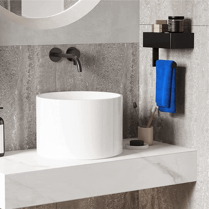 Lisslune | SteelDeluxe Toilet Paper Holder – Stainless Steel with Multifunctional Waterproof Storage Shelf for Modern Bathrooms