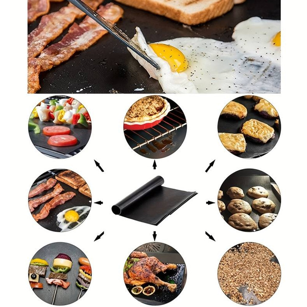 Lisslune | Reusable Teflon baking mat 40x33 cm – set of 5