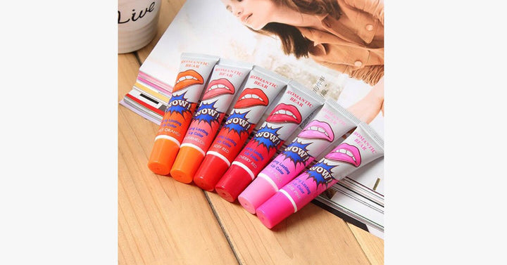 Lisslune | 6 Piece Lip Tint Peel Masks - Long-lasting and waterproof lip tint to make your lips appear naturally tinted