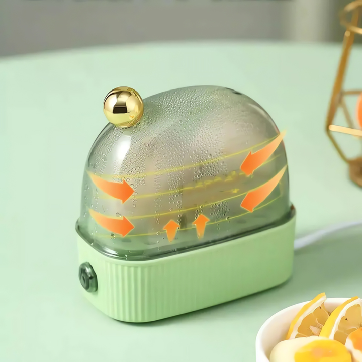 Lisslune | Electric Egg Cooker - Quick & Beautiful Breakfast | Compact Design