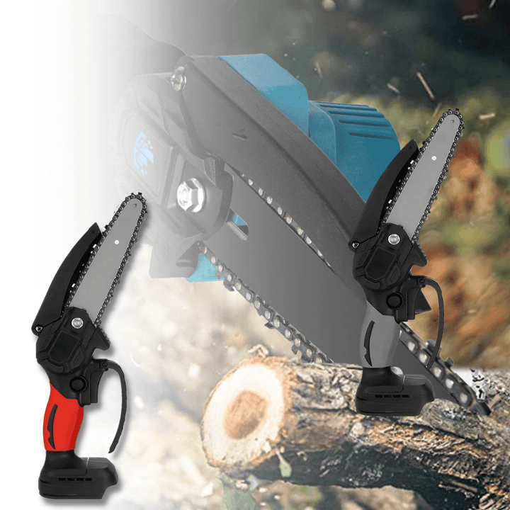 Lisslune | Stormblade Electric Mini Chainsaw – Lightweight 1200W Pruner for 18V Makita Batteries