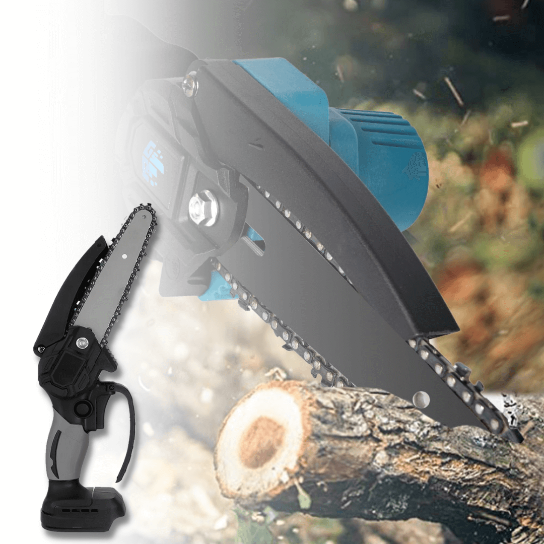 Lisslune | Stormblade Electric Mini Chainsaw – Lightweight 1200W Pruner for 18V Makita Batteries