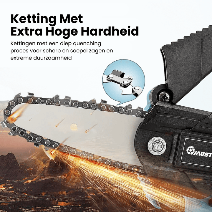 Lisslune | Stormblade Electric Mini Chainsaw – Lightweight 1200W Pruner for 18V Makita Batteries
