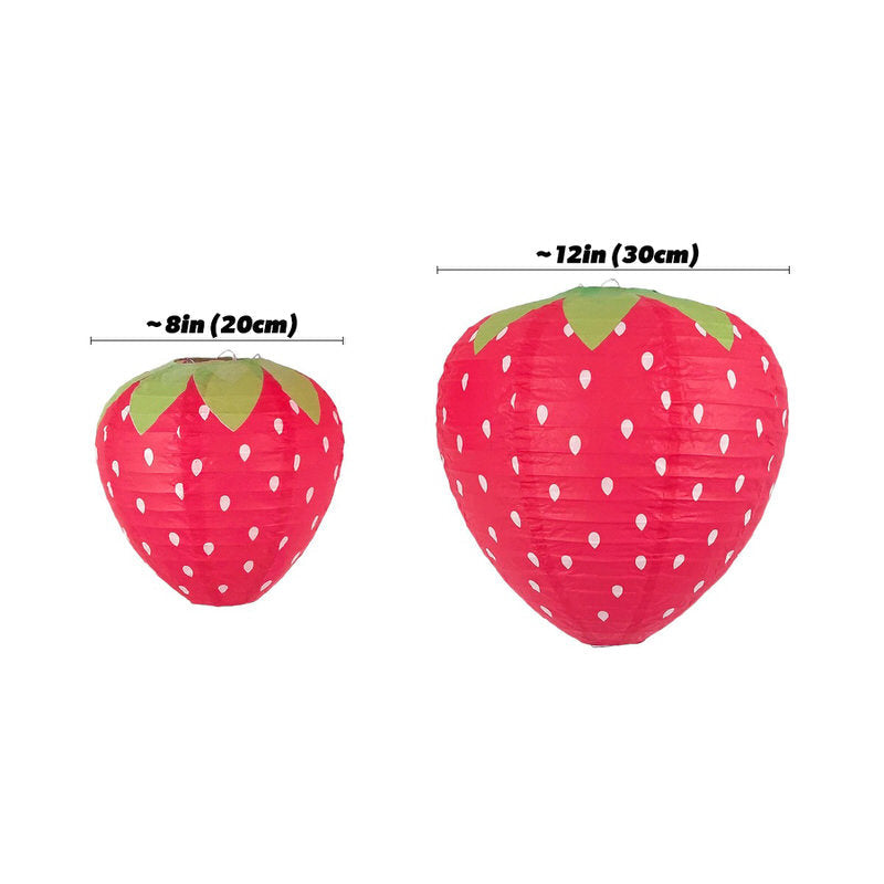 Rynx | Strawberry paper lanterns hanging decoration