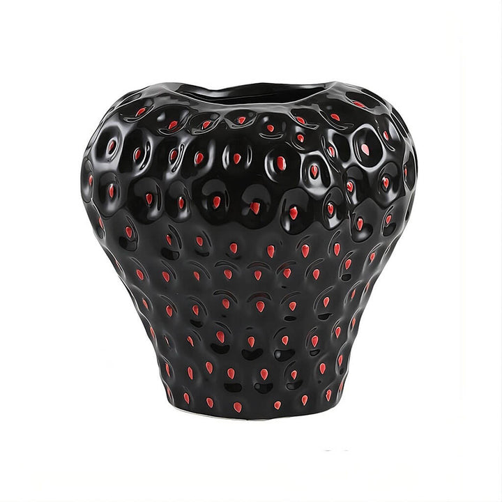 Lisslune | Strawberry-structured ceramic vase