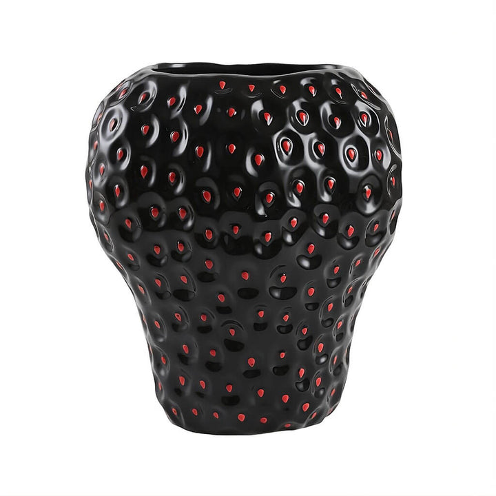 Lisslune | Strawberry-structured ceramic vase