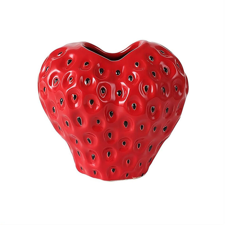 Lisslune | Strawberry-structured ceramic vase