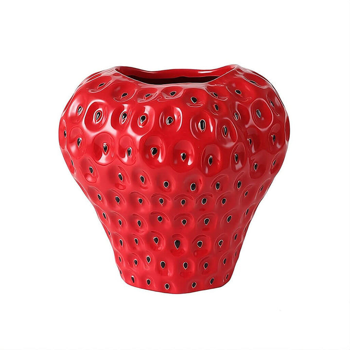 Lisslune | Strawberry-structured ceramic vase