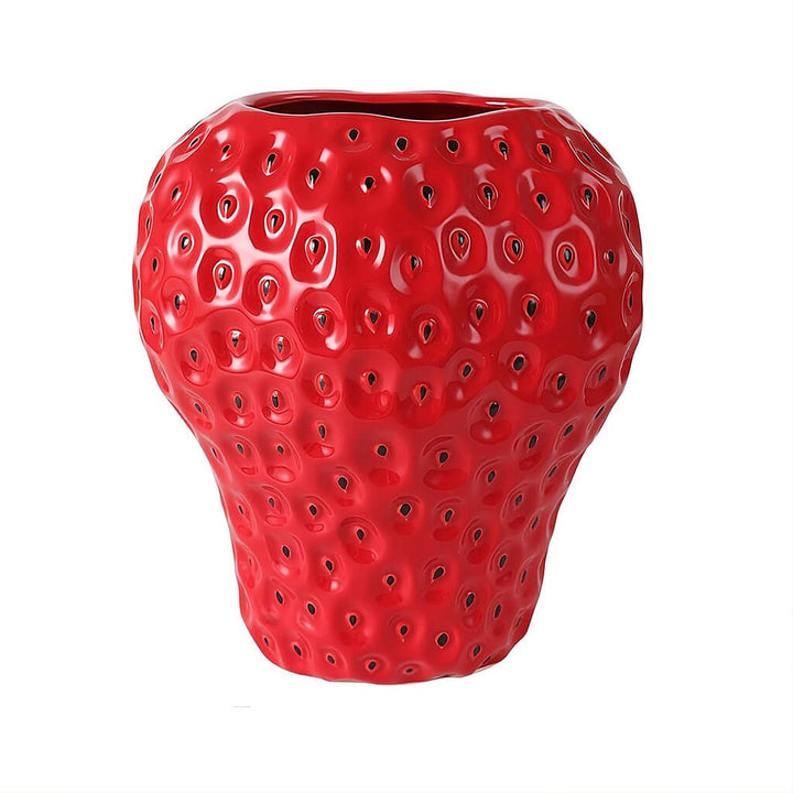 Lisslune | Strawberry-structured ceramic vase
