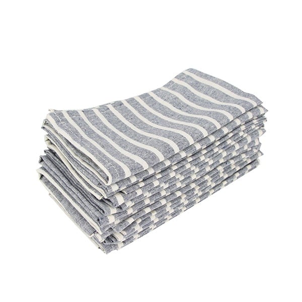 Lisslune | Striped Fabric Napkins (Set of 12)