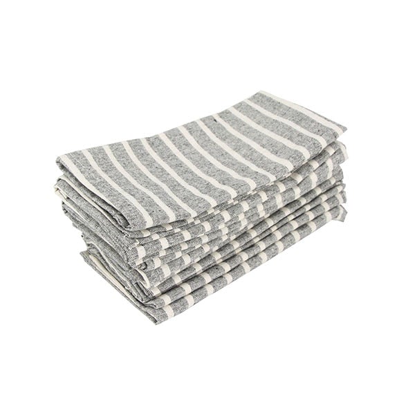 Lisslune | Striped Fabric Napkins (Set of 12)