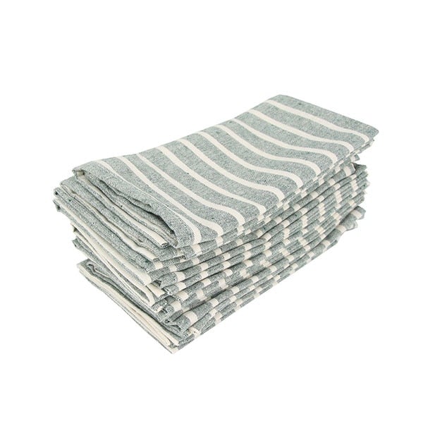 Lisslune | Striped Fabric Napkins (Set of 12)
