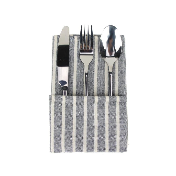 Lisslune | Striped Fabric Napkins (Set of 12)