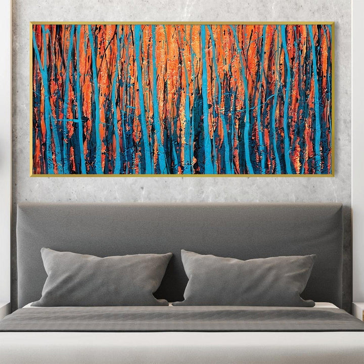 Lisslune | Striped Trees Canvas