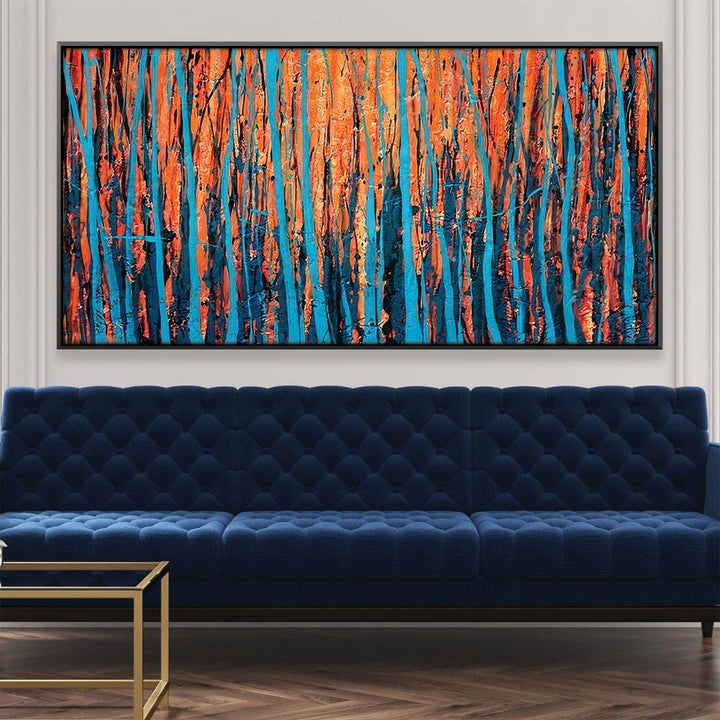 Lisslune | Striped Trees Canvas