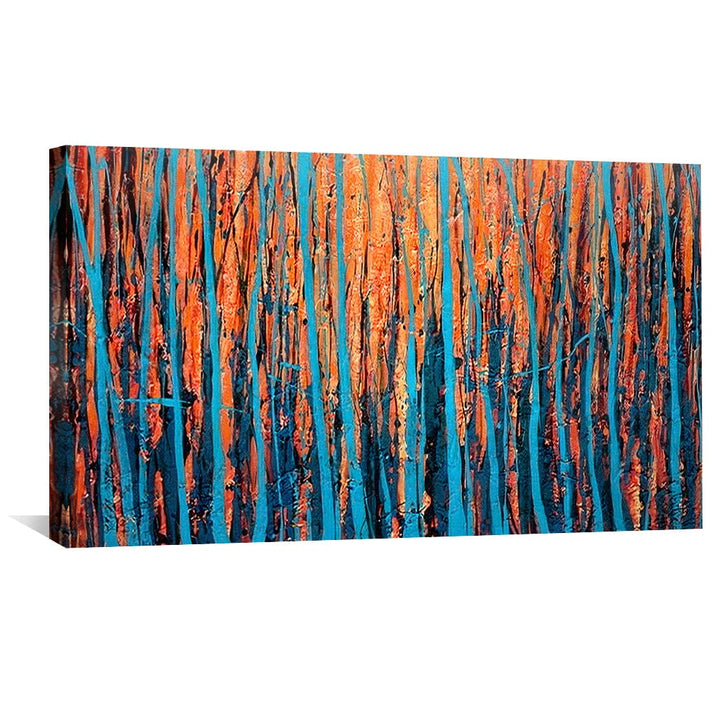 Lisslune | Striped Trees Canvas