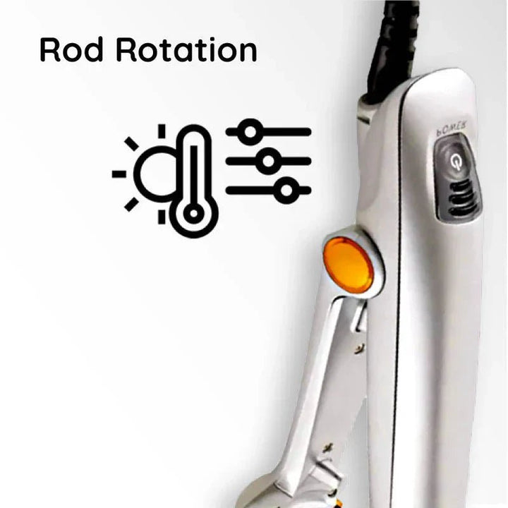Lisslune | STYLESPIN – 2-in-1 Rotating Hair Brush with Adjustable Heat Settings