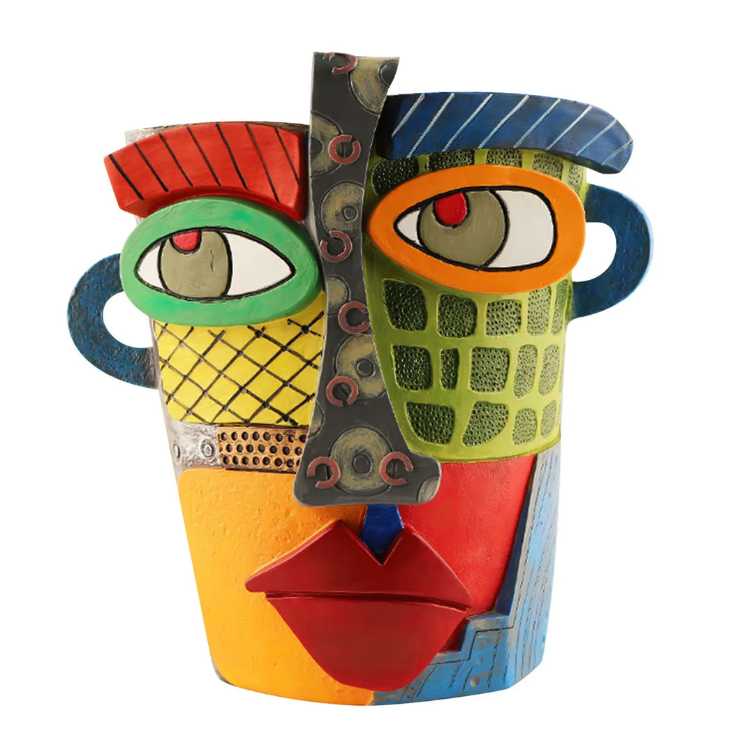 Lisslune | Stylish Abstract Art Plant Pot Ornaments - RetroVisage