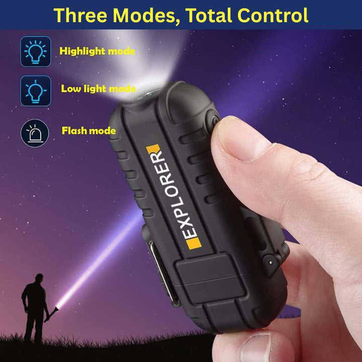Lisslune | Electric Double Arc Lighter | Rechargeable, Windproof & Ideal for Camping and Outdoor Adventures