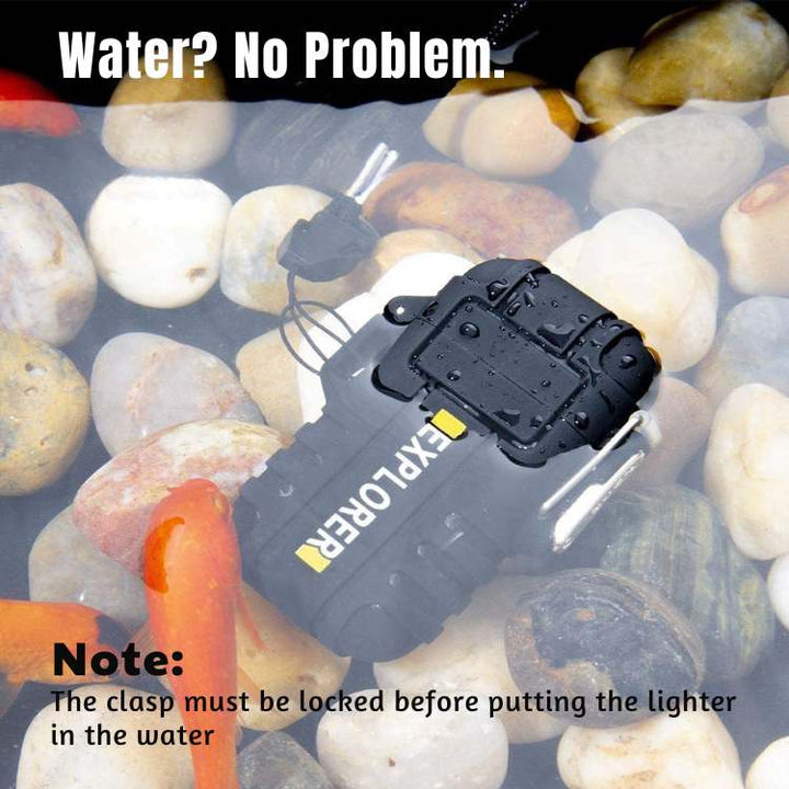 Lisslune | Electric Double Arc Lighter | Rechargeable, Windproof & Ideal for Camping and Outdoor Adventures