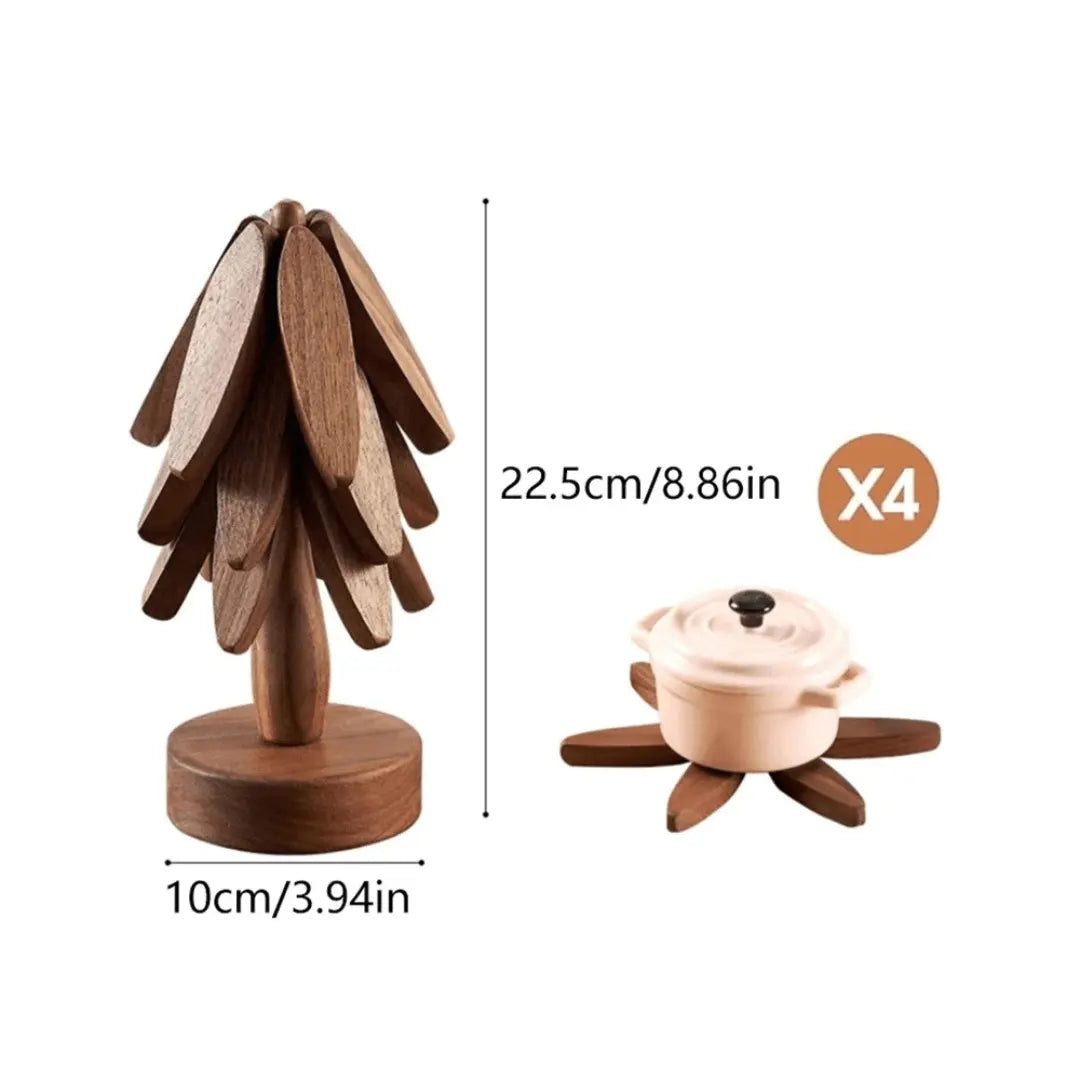 Lisslune | Stylish Wooden Coasters - NatureGuard
