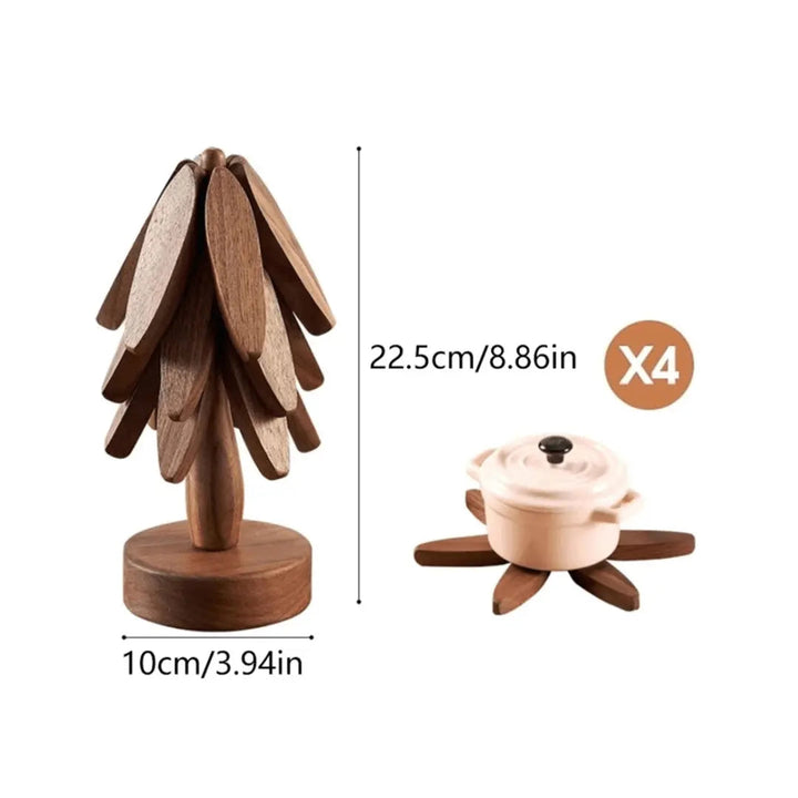 Lisslune | Stylish Wooden Coasters - NatureGuard