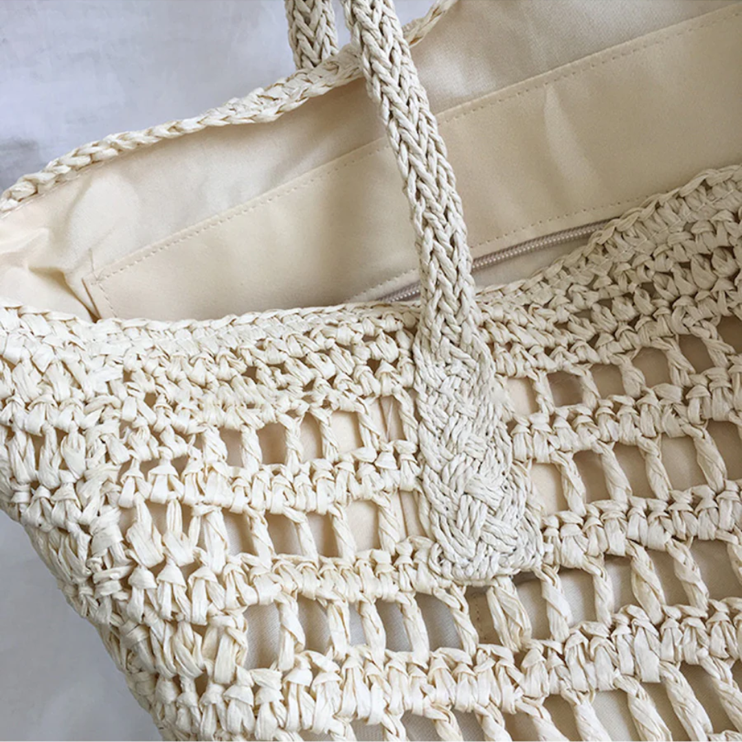 Lisslune | Stylish Woven Handbag for Women - BreezeTote