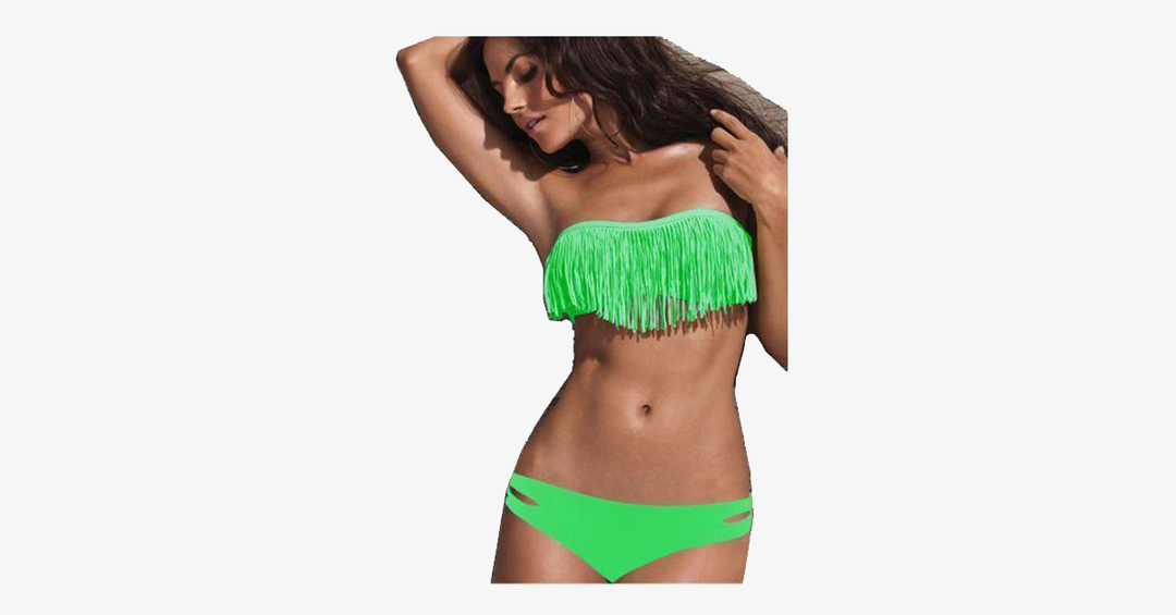 Lisslune | Fringe Bikini Swimsuit