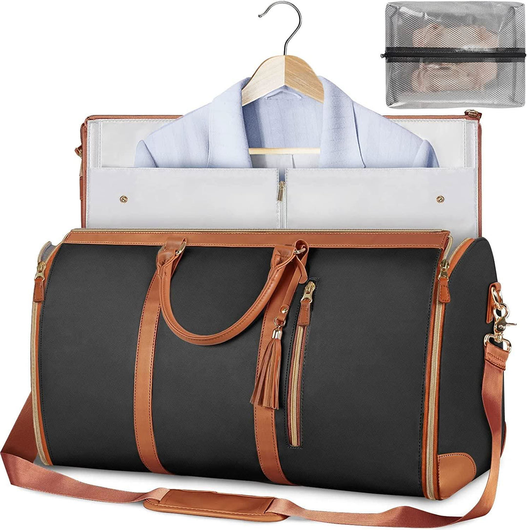 Lisslune | Foldable PU Leather Suit Storage Bag