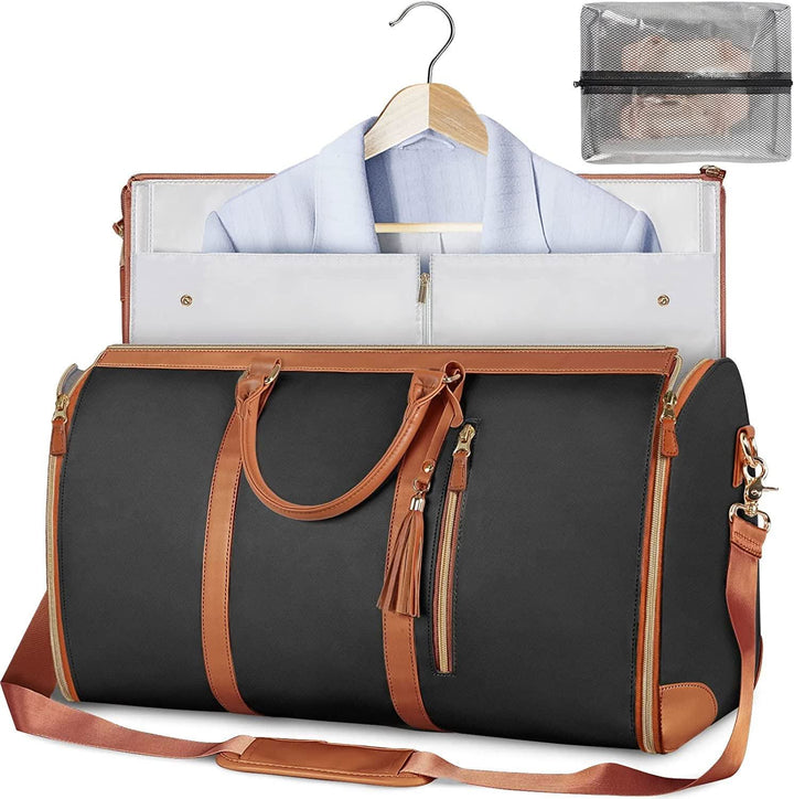Lisslune | Foldable PU Leather Suit Storage Bag