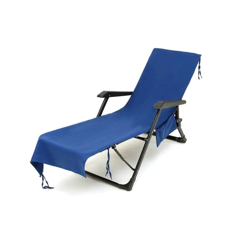 Lisslune | Sunlounge Towel – Non-Slip Lounger Cover with Side Pockets