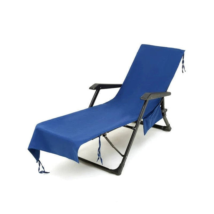Lisslune | Sunlounge Towel – Non-Slip Lounger Cover with Side Pockets