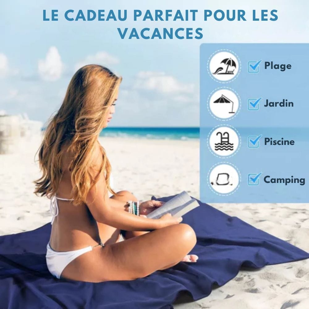 Lisslune | Sunlounge Towel – Non-Slip Lounger Cover with Side Pockets
