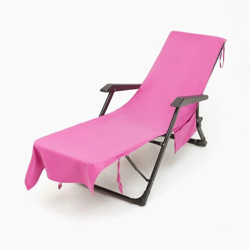 Lisslune | Sunlounge Towel – Non-Slip Lounger Cover with Side Pockets
