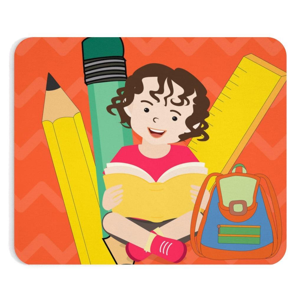 Lisslune | Charming Pre-made Super Young Learning-Themed Mouse Pad for Desk Aesthetics