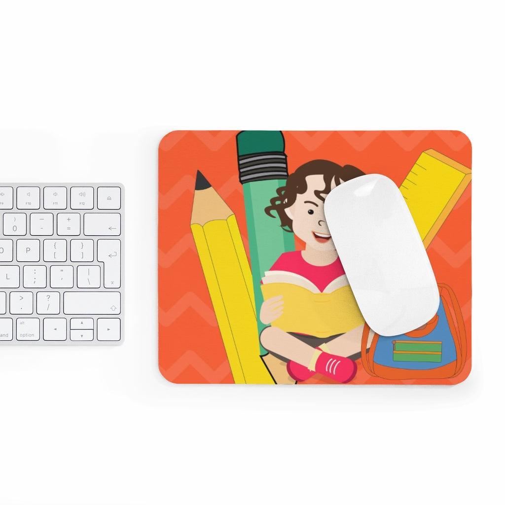 Lisslune | Charming Pre-made Super Young Learning-Themed Mouse Pad for Desk Aesthetics