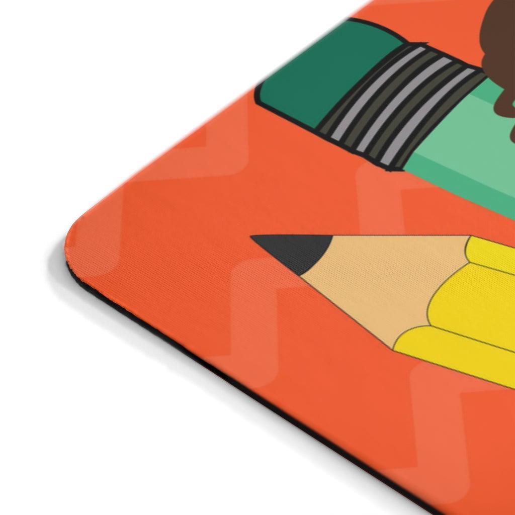 Lisslune | Charming Pre-made Super Young Learning-Themed Mouse Pad for Desk Aesthetics